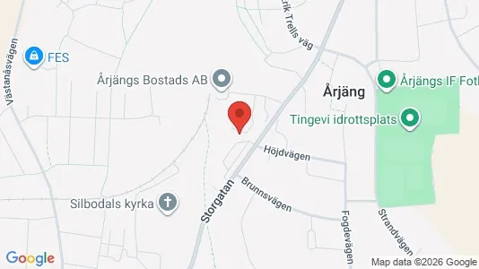 Lägenheter att hyra i Årjäng - kort over placeringen