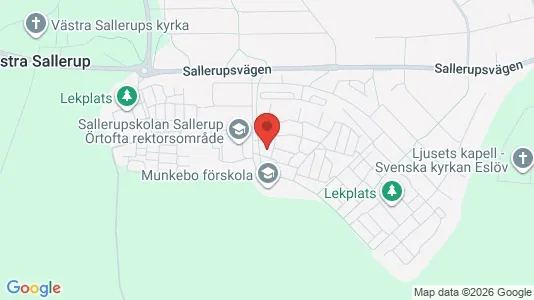 Lägenheter att hyra i Eslöv - kort over placeringen