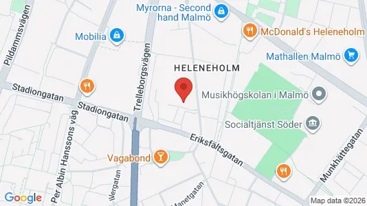 Lägenheter att hyra i Sofielund - kort over placeringen