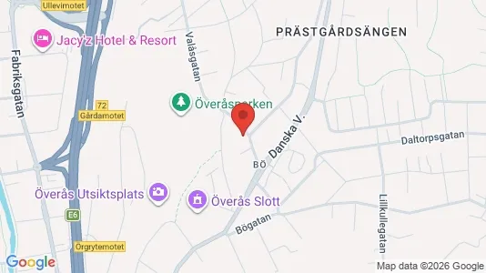 Bostadsrätter till salu i Örgryte-Härlanda - kort over placeringen