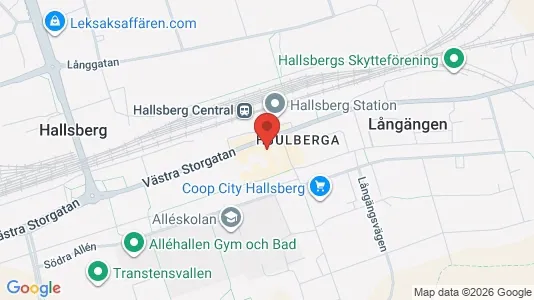 Lägenheter att hyra i Hallsberg - kort over placeringen