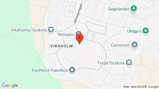 Lägenheter att hyra i Växjö - kort over placeringen