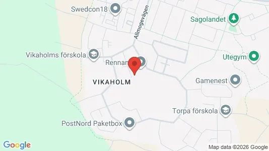 Lägenheter att hyra i Växjö - kort over placeringen