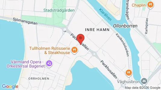 Lägenheter att hyra i Karlstad - kort over placeringen