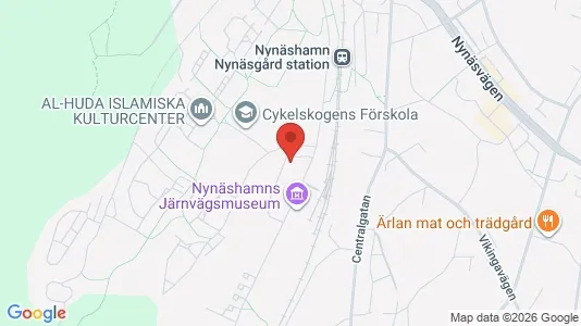 Lägenheter att hyra i Nynäshamn - kort over placeringen