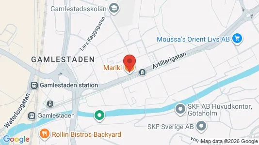 Lägenheter att hyra i Göteborg Östra - kort over placeringen