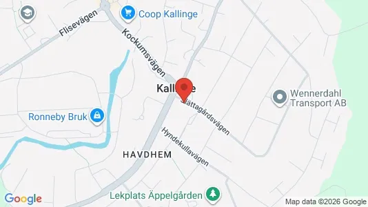 Bostadsrätter till salu i Ronneby - kort over placeringen