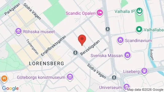 Lägenheter till salu i Örgryte-Härlanda - kort over placeringen