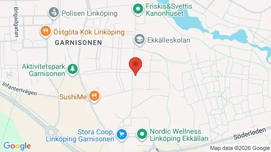 Lägenheter att hyra i Linköping - kort over placeringen