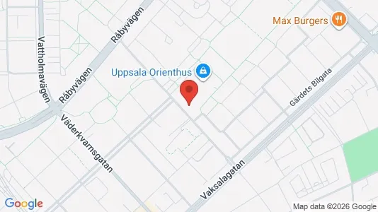Lägenheter till salu i Uppsala - kort over placeringen