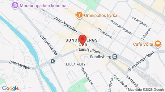 Lägenheter till salu i Sundbyberg - kort over placeringen