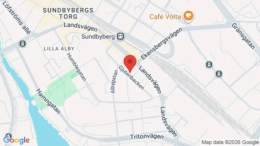 Lägenheter till salu i Sundbyberg - kort over placeringen