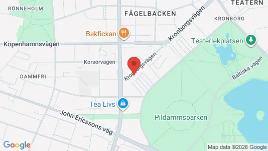 Lägenheter till salu i Malmö Centrum - kort over placeringen