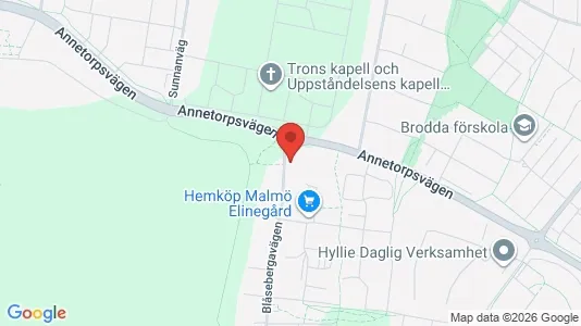 Lägenheter att hyra i Limhamn/Bunkeflo - kort over placeringen