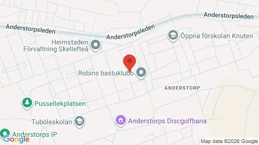 Lägenheter att hyra i Skellefteå - kort over placeringen