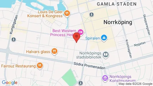 Lägenheter att hyra i Norrköping - kort over placeringen