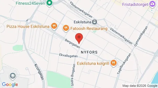 Lägenheter att hyra i Eskilstuna - kort over placeringen