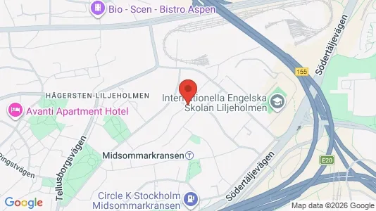 Lägenheter att hyra i Söderort - kort over placeringen