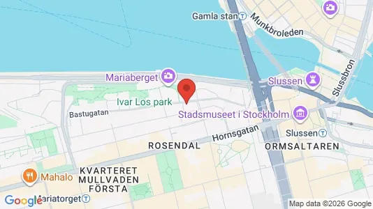 Lägenheter att hyra i Södermalm - kort over placeringen