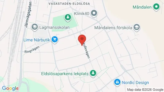 Lägenheter att hyra i Mjölby - kort over placeringen