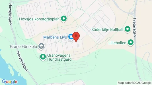 Lägenheter att hyra i Södertälje - kort over placeringen