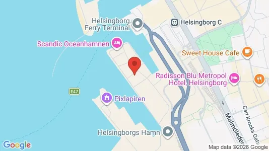 Lägenheter att hyra i Helsingborg - kort over placeringen
