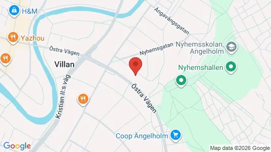 Lägenheter till salu i Ängelholm - kort over placeringen