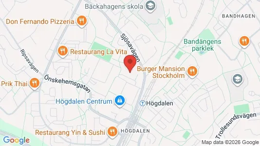 Lägenheter till salu i Söderort - kort over placeringen