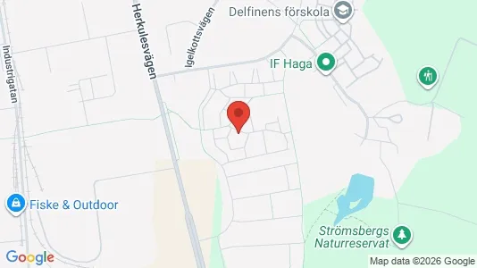 Lägenheter till salu i Jönköping - kort over placeringen