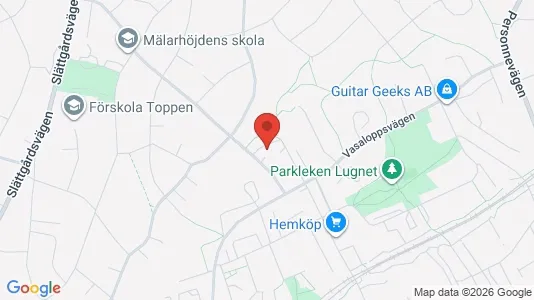 Lägenheter till salu i Söderort - kort over placeringen
