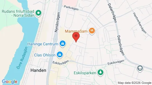 Lägenheter till salu i Haninge - kort over placeringen