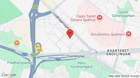 Lägenheter till salu i Kungsholmen - kort over placeringen