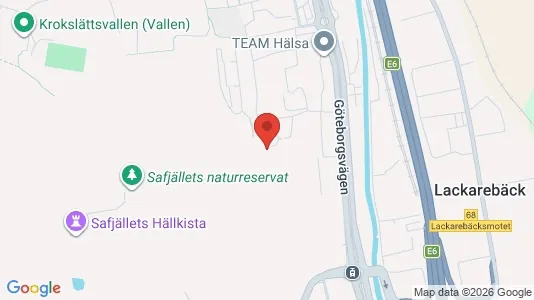 Lägenheter till salu i Mölndal - kort over placeringen