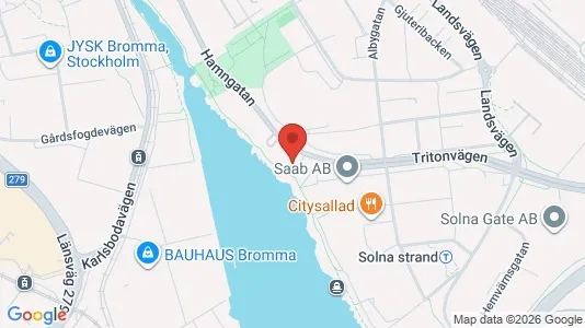 Lägenheter till salu i Sundbyberg - kort over placeringen