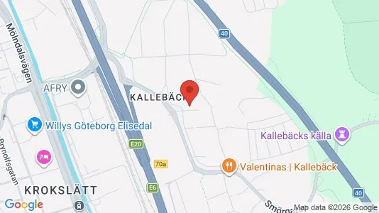 Lägenheter till salu i Örgryte-Härlanda - kort over placeringen