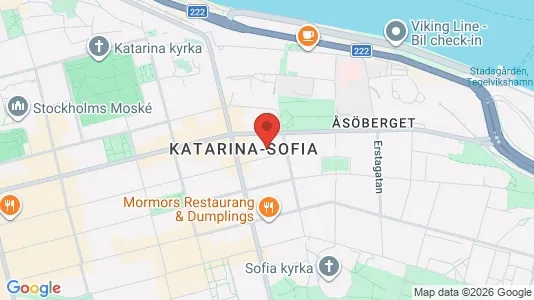 Lägenheter till salu i Södermalm - kort over placeringen