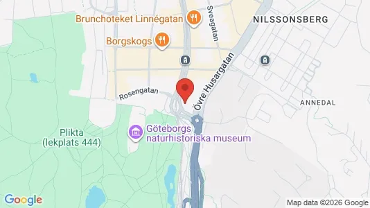 Lägenheter till salu i Göteborg Centrum - kort over placeringen