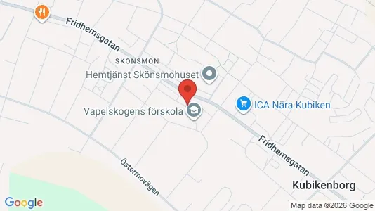 Lägenheter till salu i Sundsvall - kort over placeringen