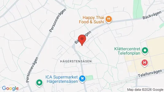 Lägenheter till salu i Söderort - kort over placeringen