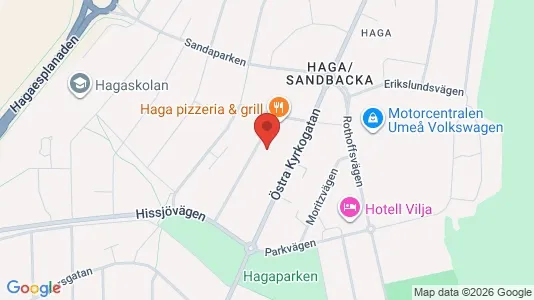 Lägenheter till salu i Umeå - kort over placeringen