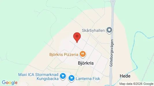 Lägenheter till salu i Kungsbacka - kort over placeringen