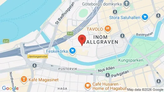 Lägenheter till salu i Göteborg Centrum - kort over placeringen