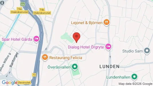 Lägenheter till salu i Örgryte-Härlanda - kort over placeringen