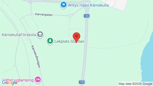 Lägenheter till salu i Habo - kort over placeringen