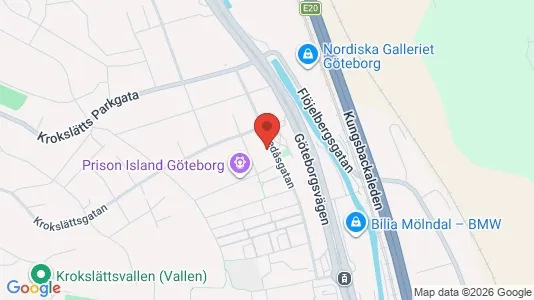 Lägenheter till salu i Mölndal - kort over placeringen