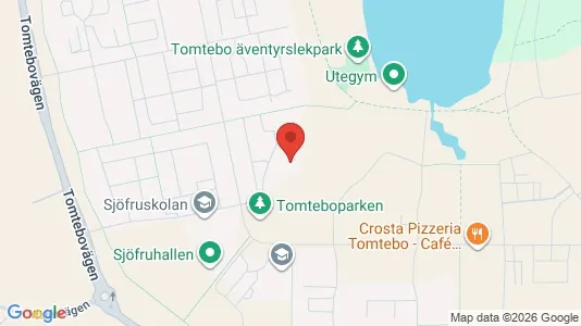 Lägenheter till salu i Umeå - kort over placeringen