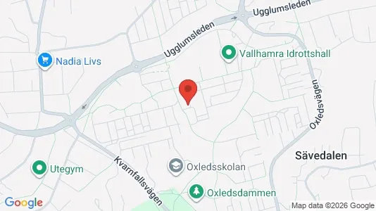 Lägenheter till salu i Partille - kort over placeringen