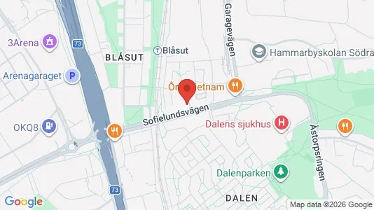Lägenheter till salu i Söderort - kort over placeringen