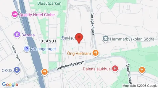 Lägenheter till salu i Söderort - kort over placeringen