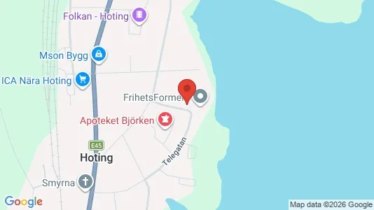 Lägenheter att hyra i Strömsund - kort over placeringen